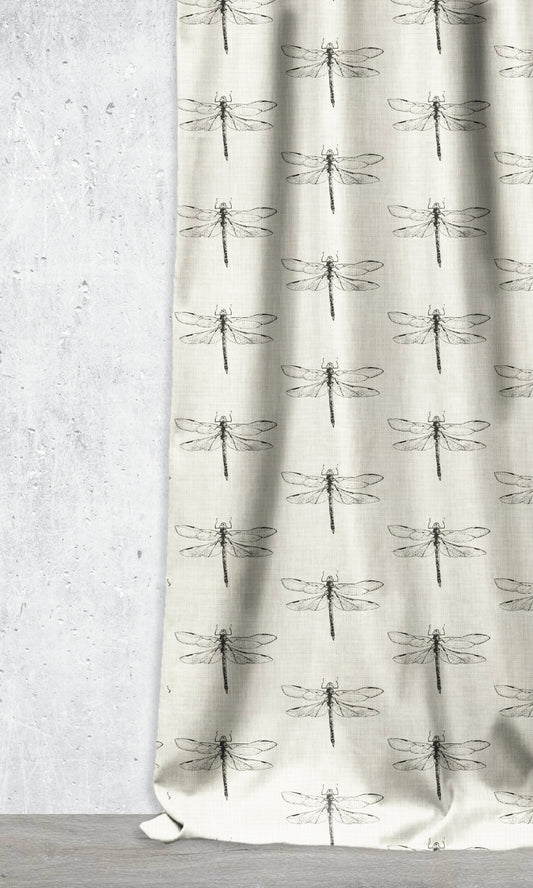 Dragonfly Print Blinds (Black/ White)