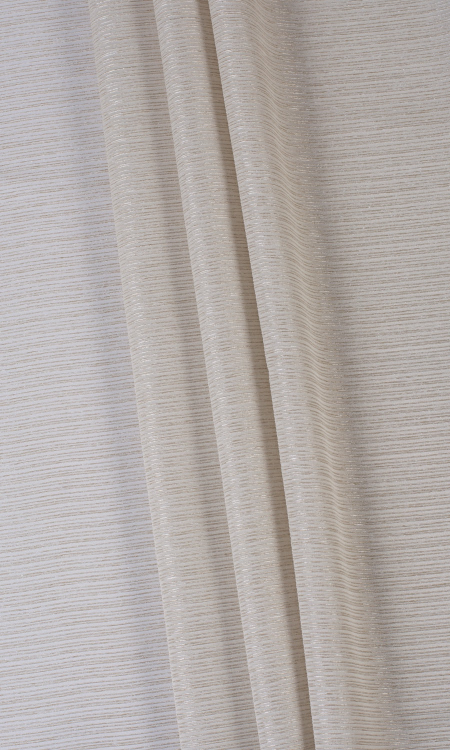 Striped Sheer Home Textile Fabric Material By the Yard (Sand Beige)