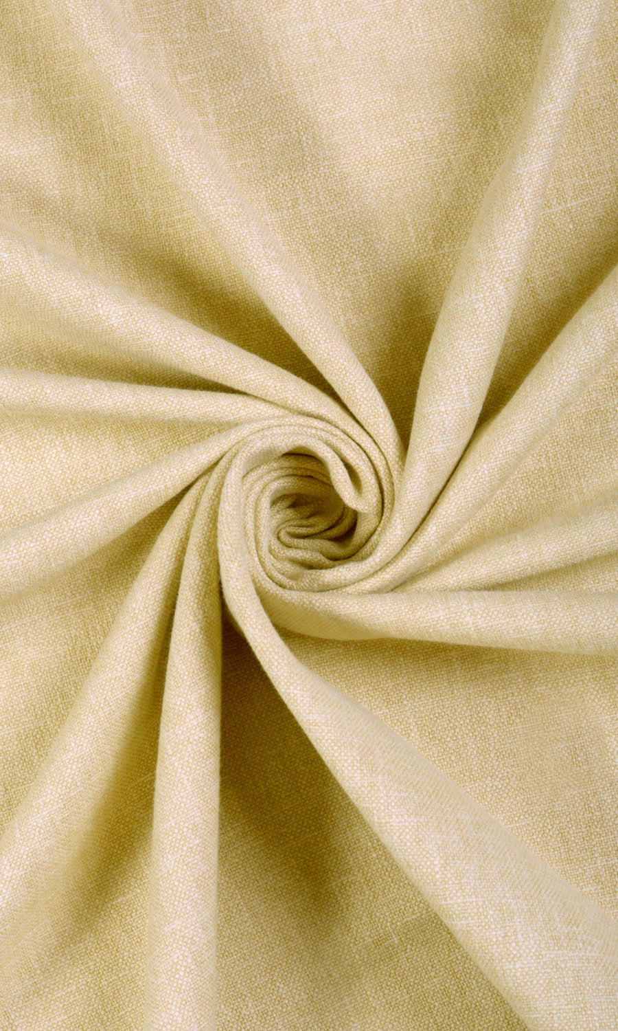 Linen Blend Home Textile Fabric Material By the Yard (Pale Yellow)