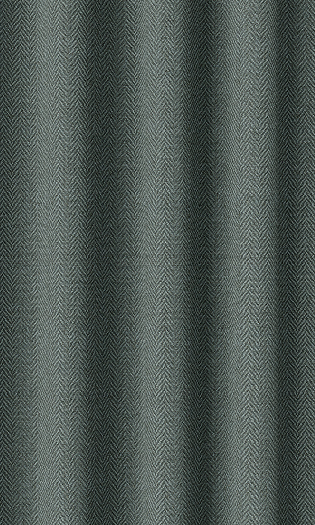 Herringbone Textured Home Décor Fabric By the Yard (Blue)
