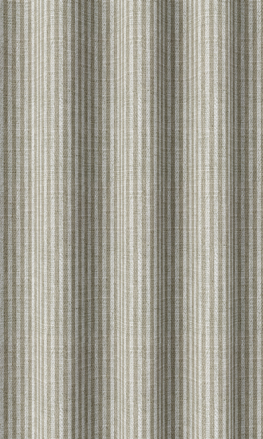 Pinstripe Home Décor Fabric Sample (Beige/ White)