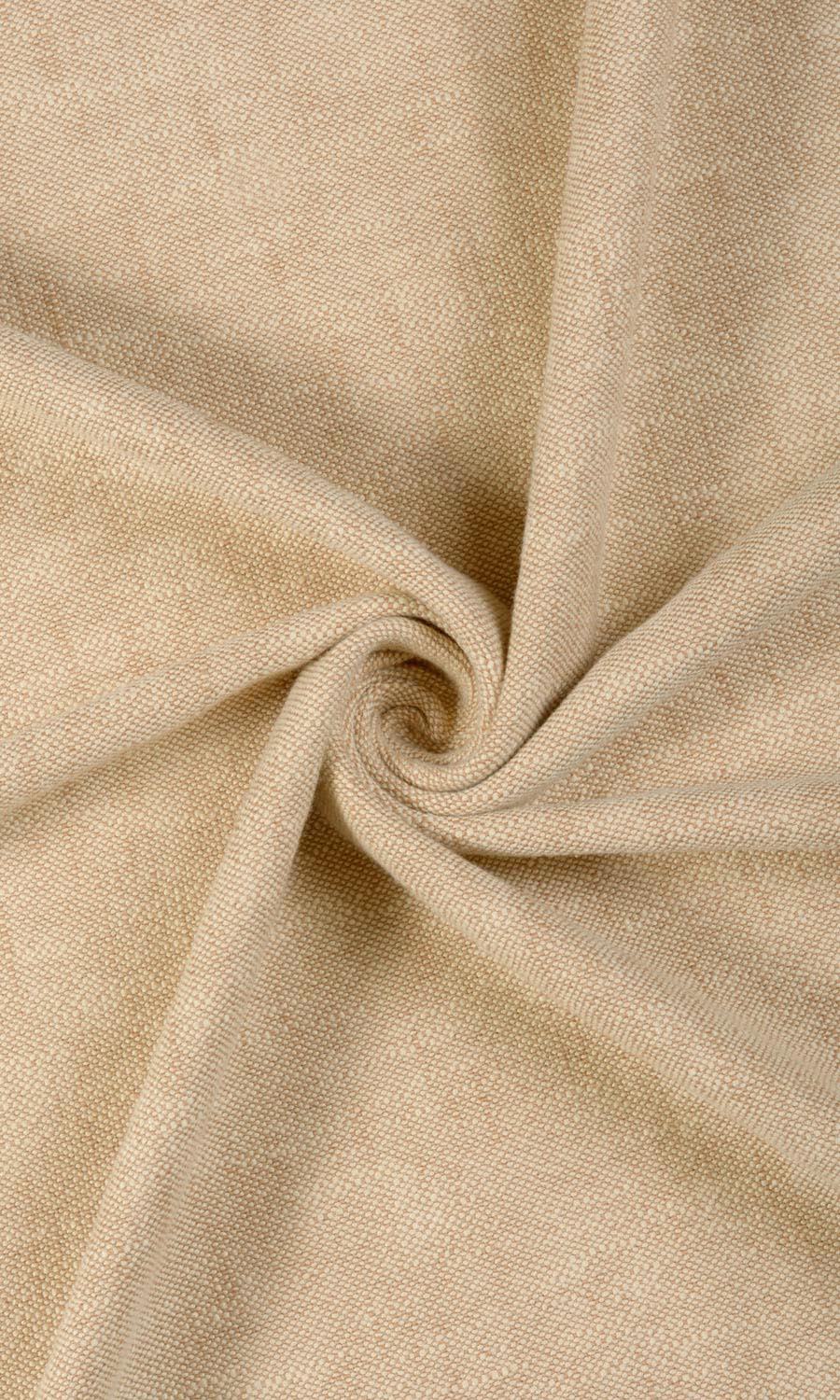 Plain Cotton Home Décor Fabric By the Yard (Pale Beige/ Tan Brown)