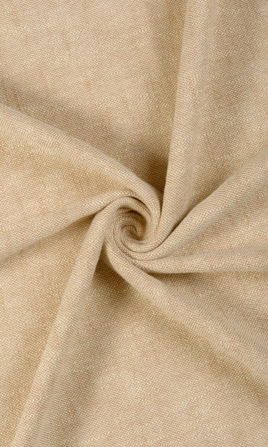 Plain Cotton Home Décor Fabric By the Yard (Pale Beige/ Tan Brown)