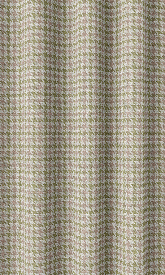 Houndstooth Patterned Shades (Green & Pink)