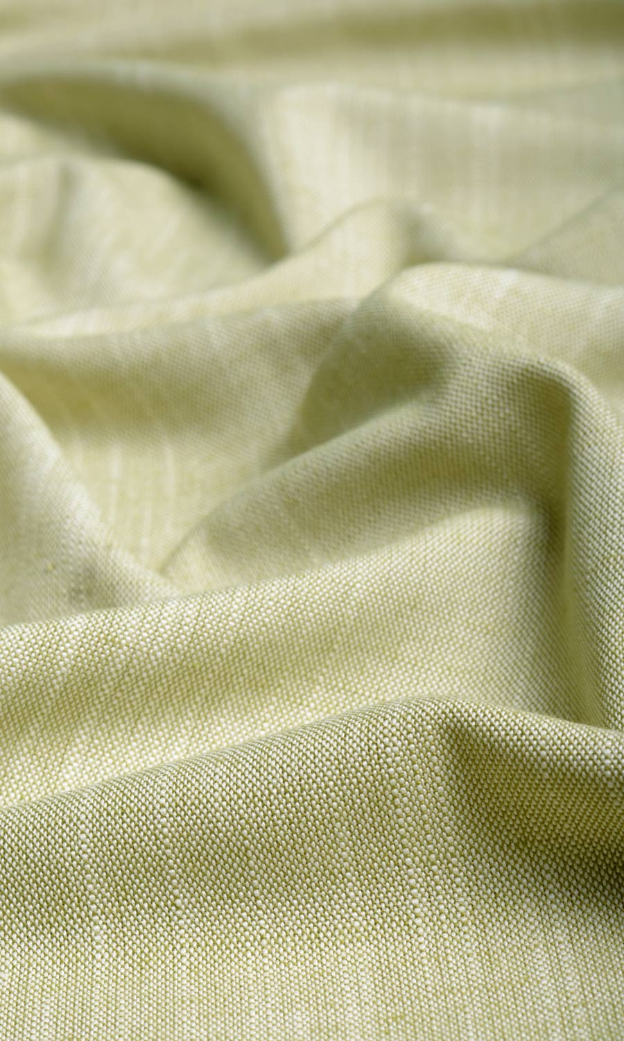 Plain Linen Texture Window Treatments Fabric Sample (Pale Green)