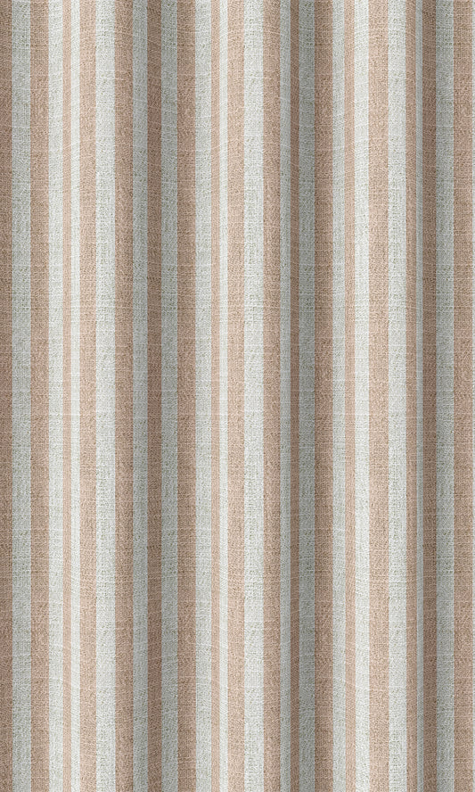Modern Striped Print Home Décor Fabric By the Yard (Pink/ White)
