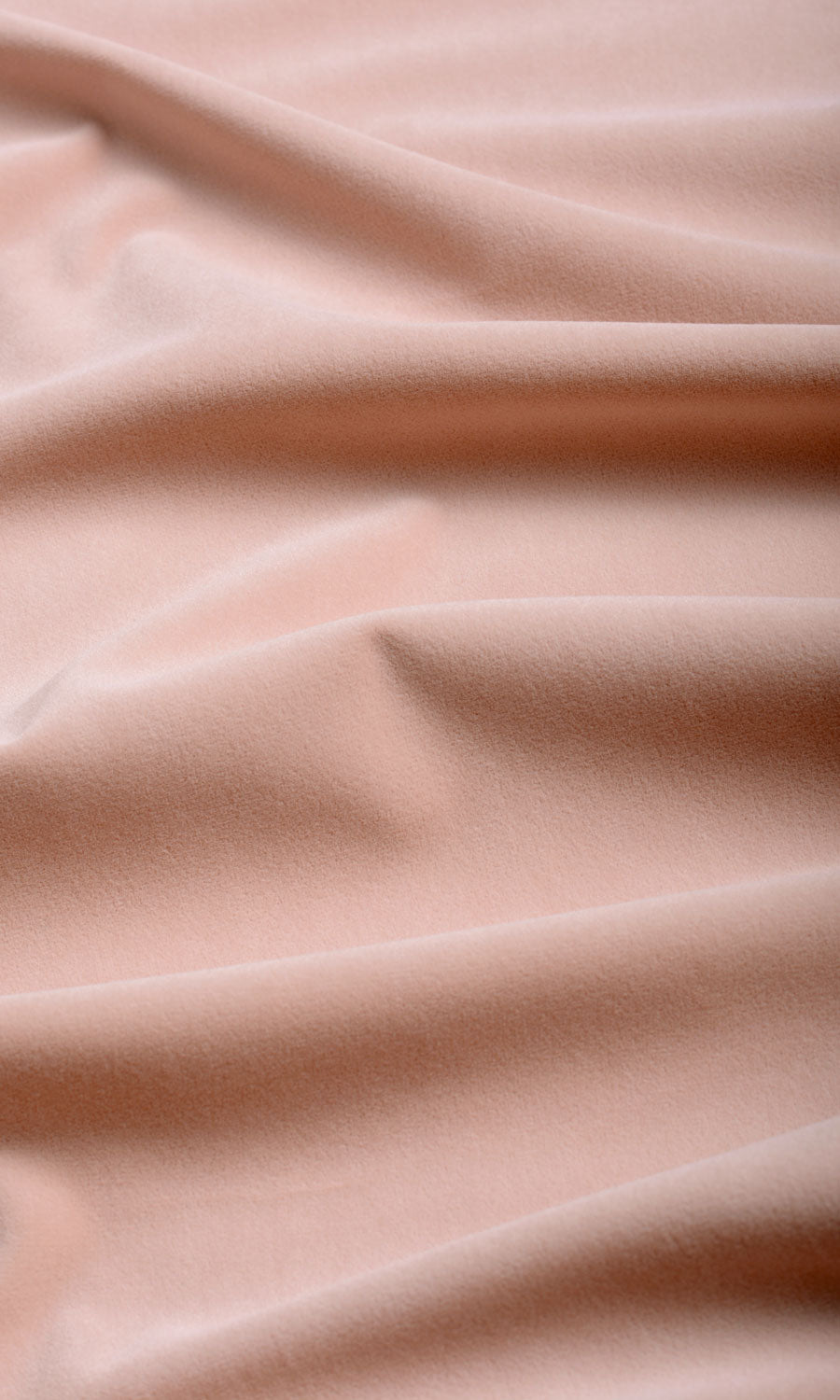 Velvet Fabric Sample for Roman Blinds & Shades (Blush Pink)