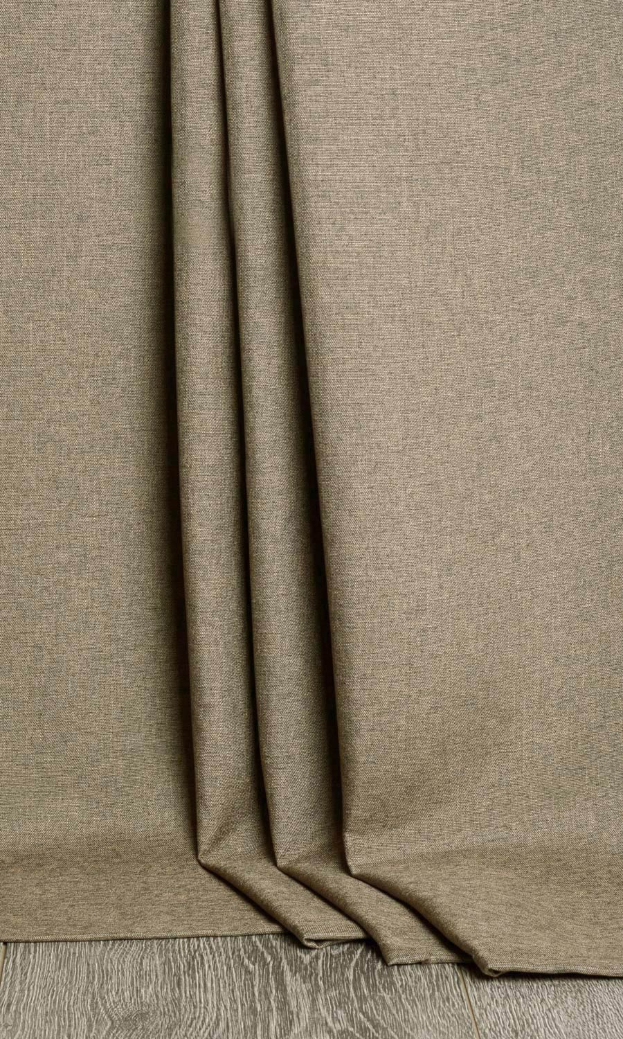 Blackout Fabric Sample for Roman Blinds & Shades (Brown/ Warm Grey)
