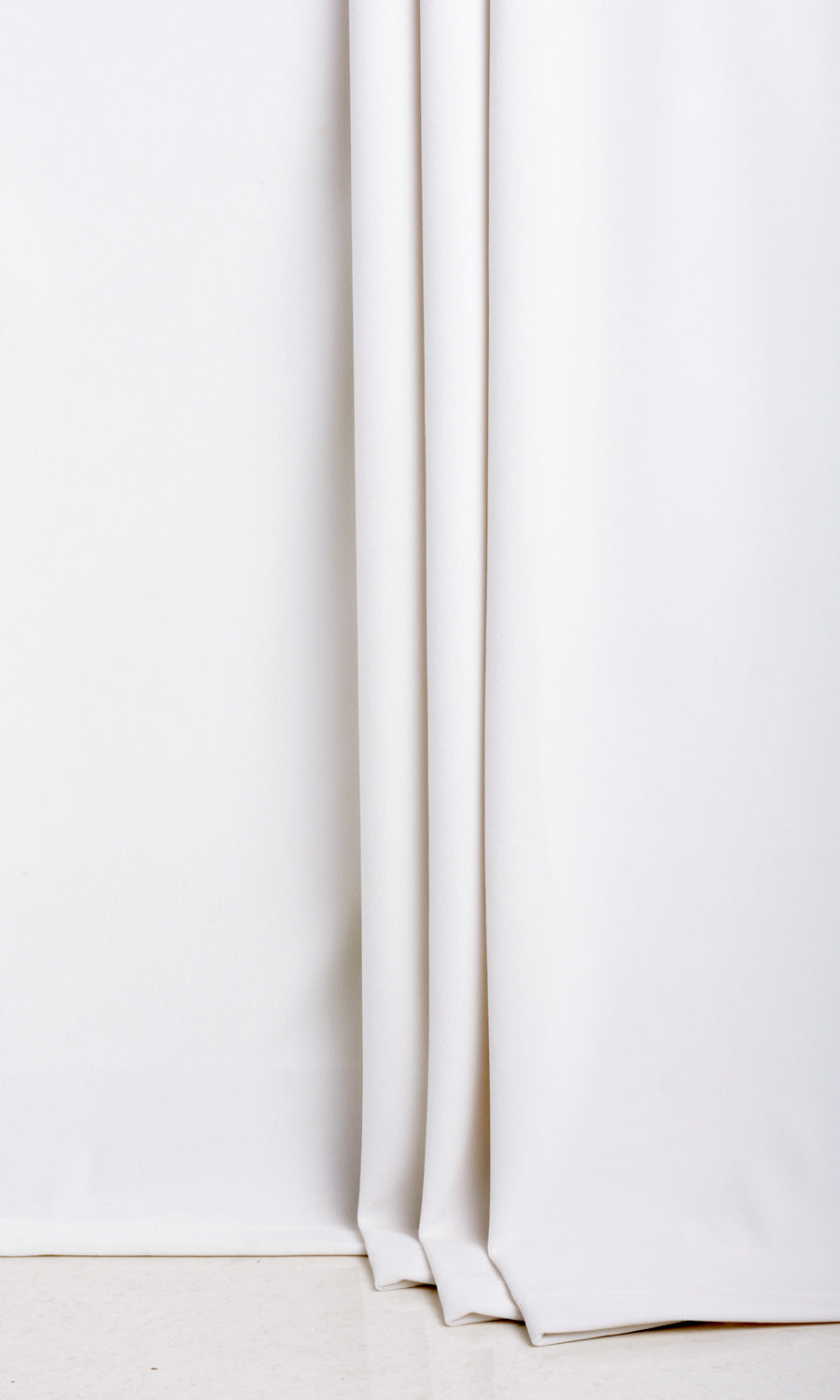 Velvet Fabric Material By the Yard (White)