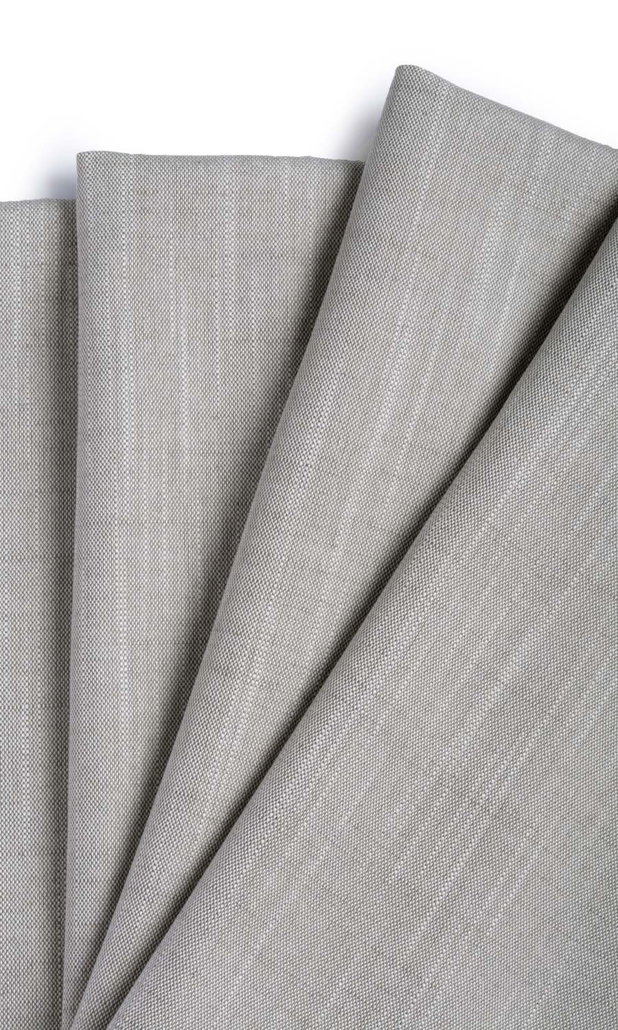 Plain Linen Texture Home Textile Fabric Material By the Yard (Warm Grey)