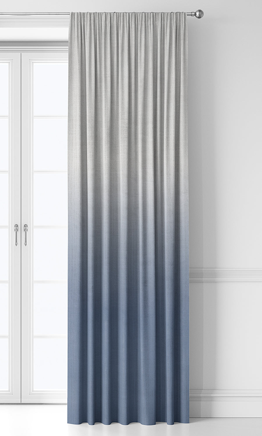 2-Tone Ombre Home Décor Fabric Sample (Indigo Blue/ Purple)