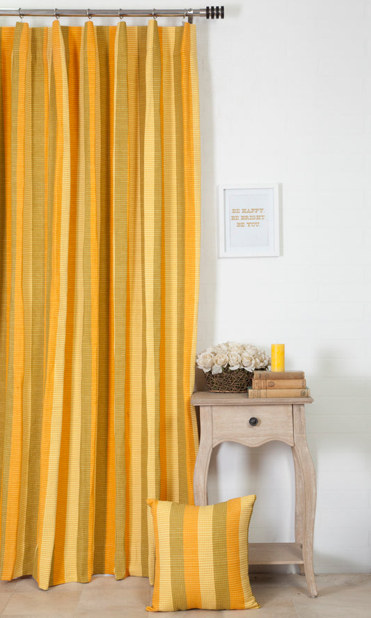 Cotton Blinds (Yellow/ Green)
