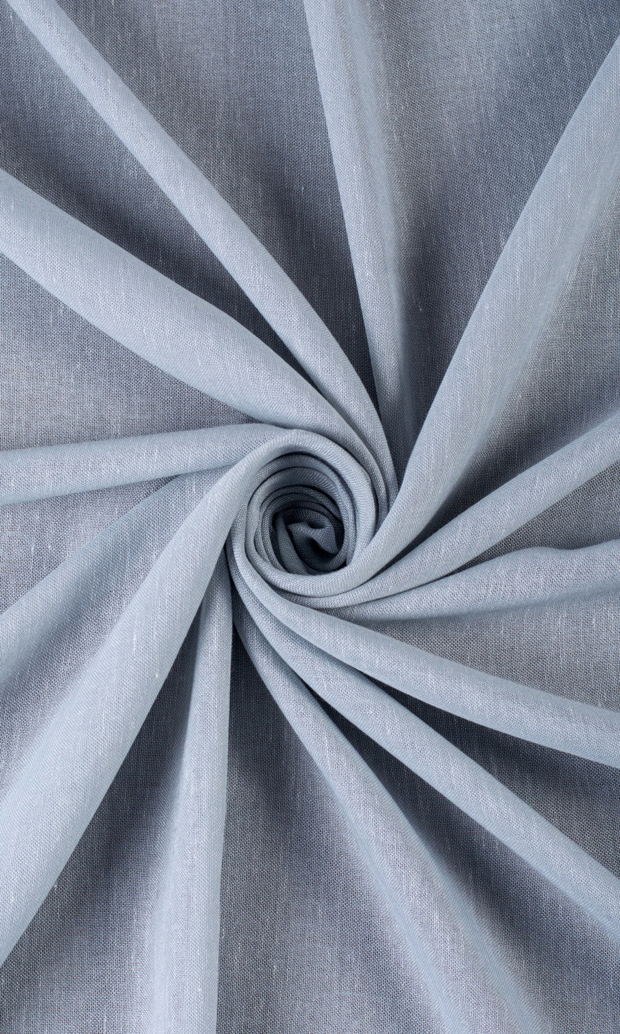 Plain Sheer Window Treatments Fabric By the Yard (Periwinkle Gray)