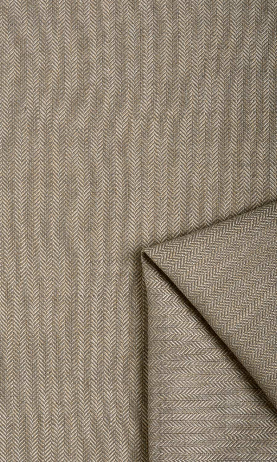 Herringbone Textured Fabric Material By the Yard (Mocha Brown)