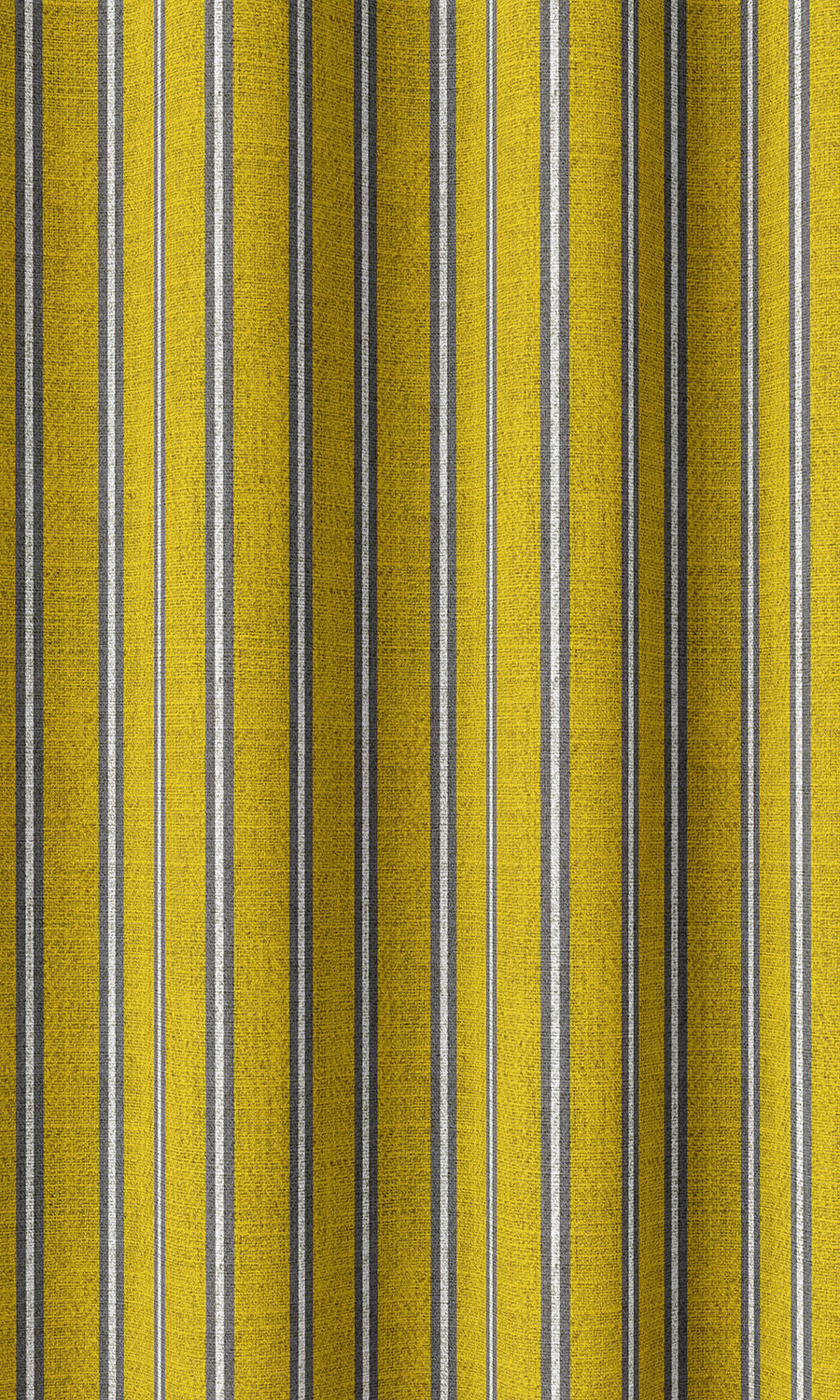 Striped Home Décor Fabric Sample (Sunflower Yellow)