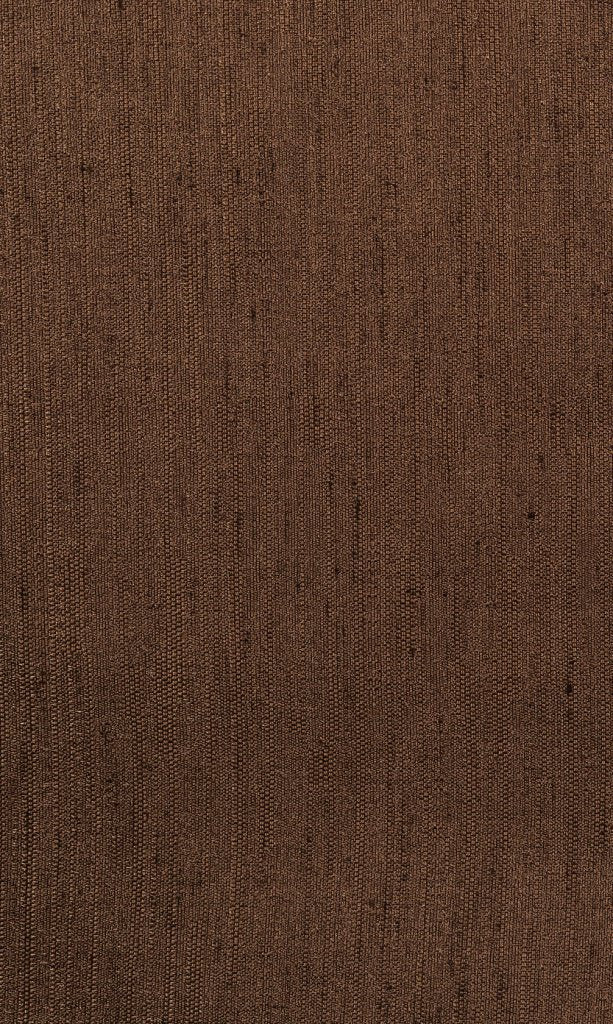 Silk Blend Home Textile Fabric Material By the Yard (Coffee Brown)