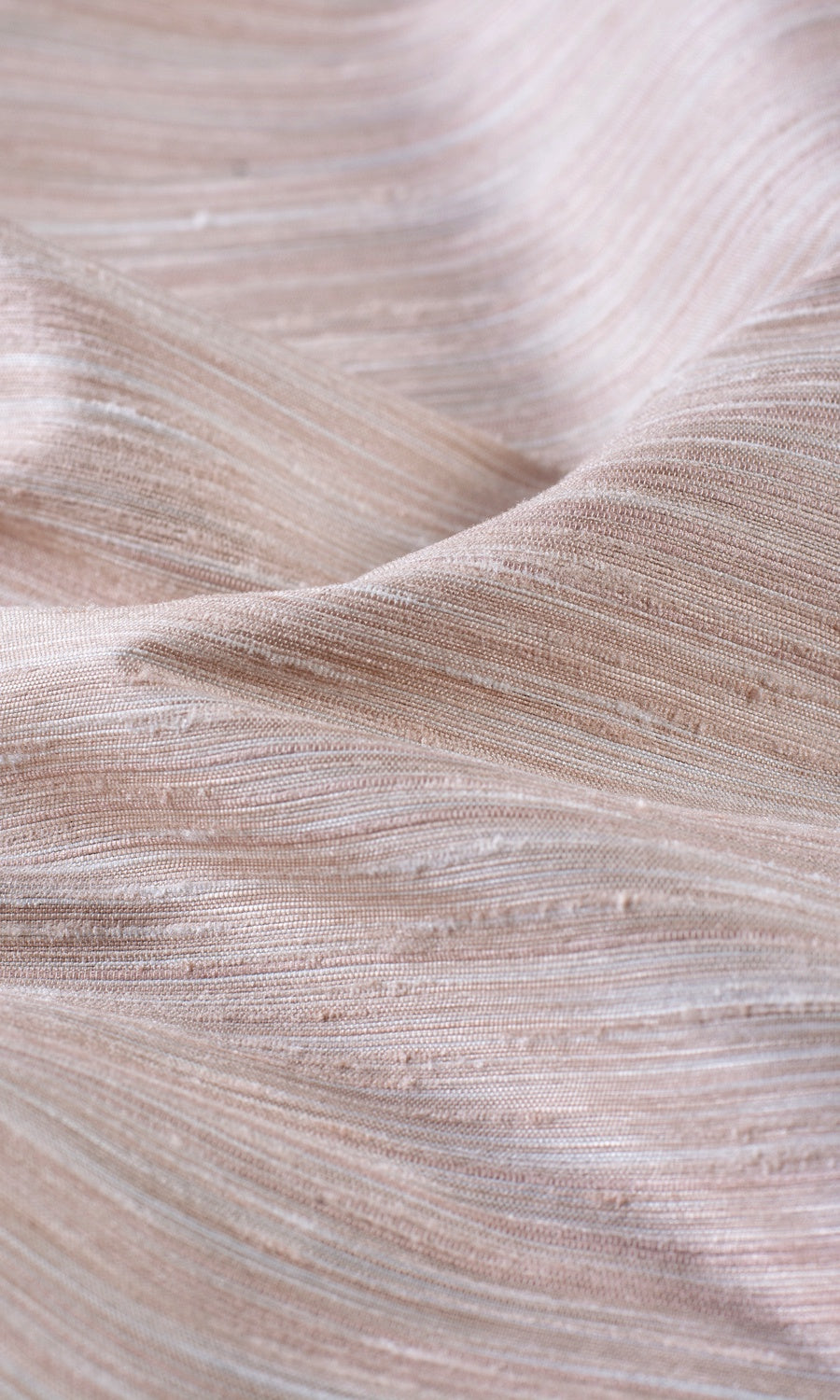 Textured Faux Silk Fabric Sample for Roman Blinds & Shades (Cavern Pink)