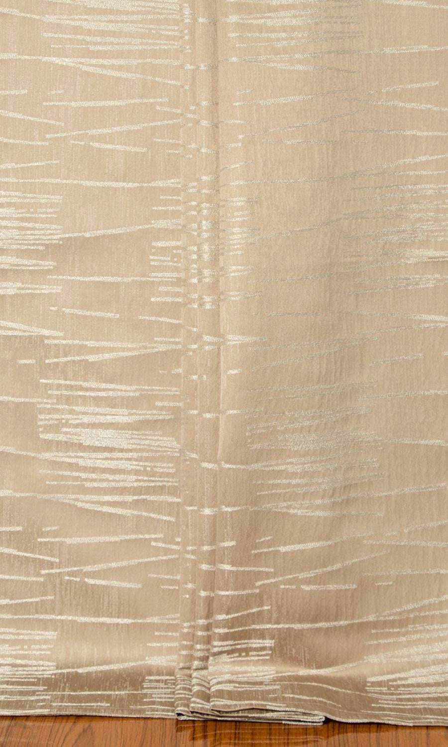 Abstract Patterned Home Textile Fabric Material Sample (Pink-Beige)