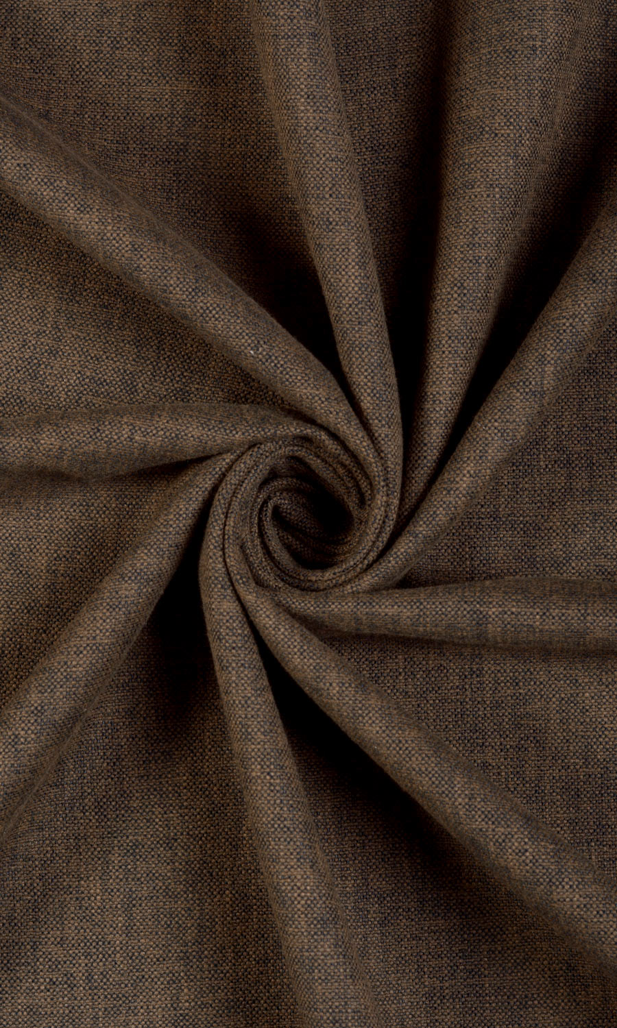 Poly-Linen Home Décor Fabric By the Yard (Umber Brown/ Cedar Brown)