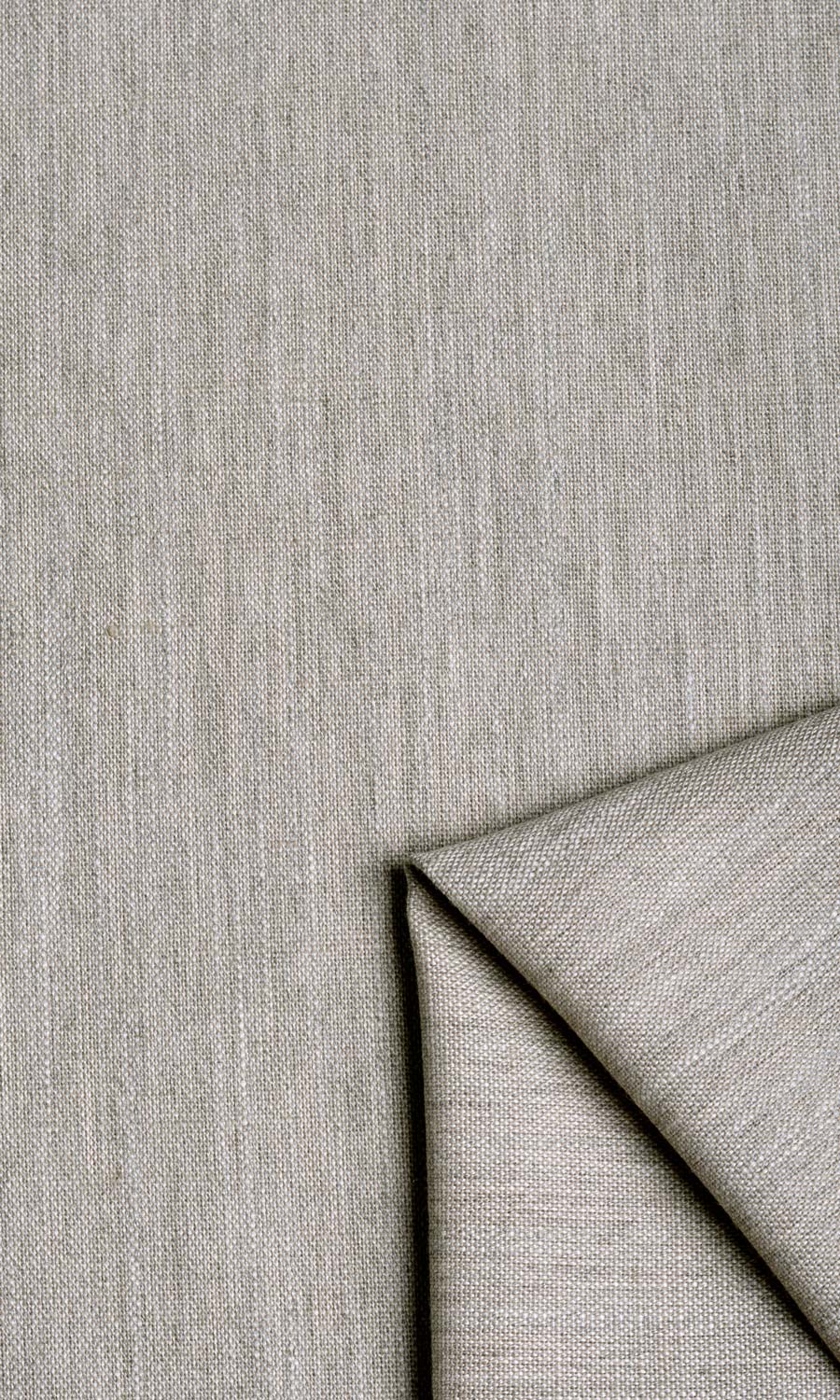 Plain Linen Texture Fabric Material By the Yard (Pale Grey)