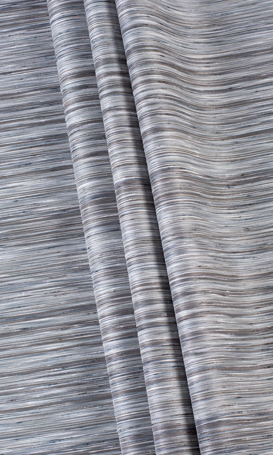 Textured Window Treatments Fabric By the Yard (Charcoal Gray/ Black)