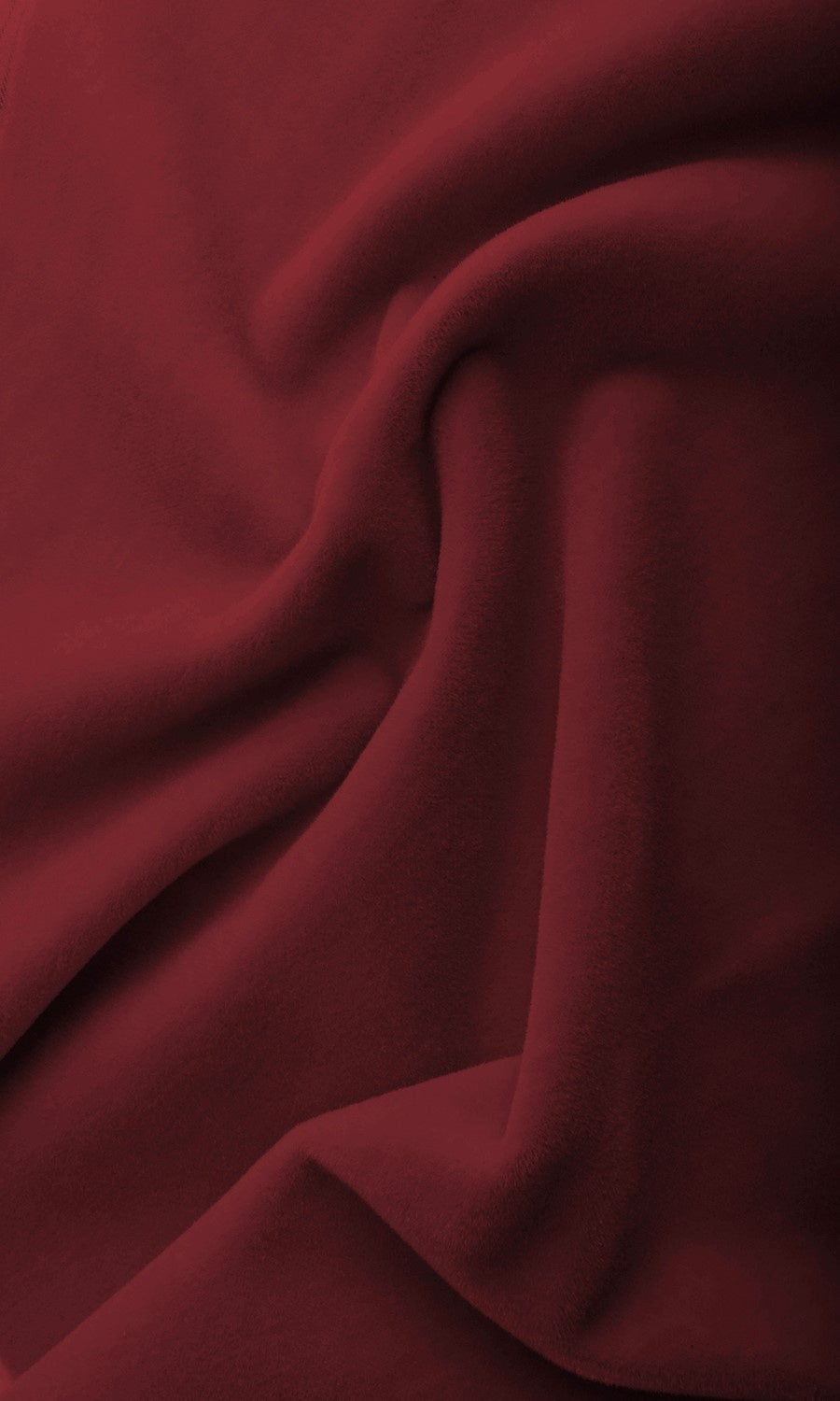Velvet Home Textile Fabric Material Sample (Burgundy Red)