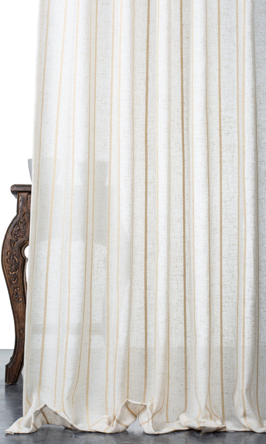 Poly-Cotton Roman Shades (Brown)