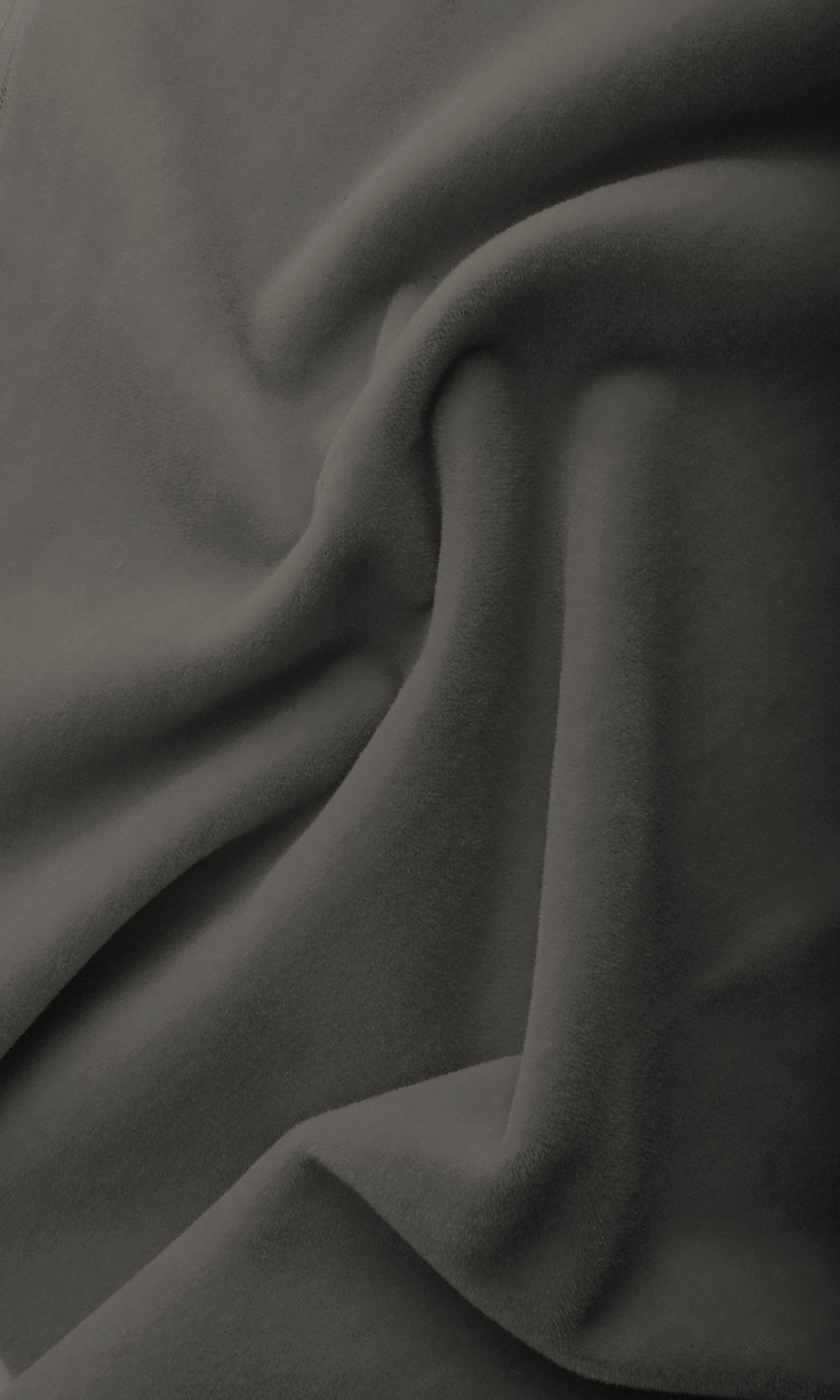 Velvet Home Textile Fabric Material By the Yard (Grey)