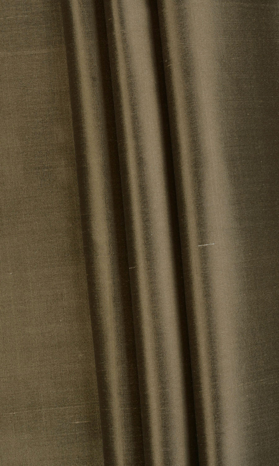 Shantung Silk Fabric By the Yard for Curtains & Drapes (Cedar Brown)