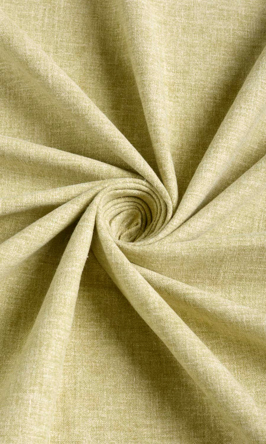 Poly-Cotton Home Décor Fabric By the Yard (Pale Olive)