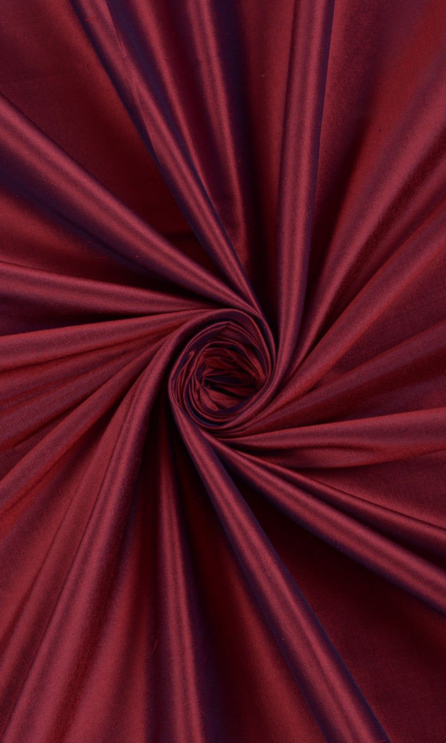 Shantung Silk Home Décor Fabric By the Yard (Crimson Red)