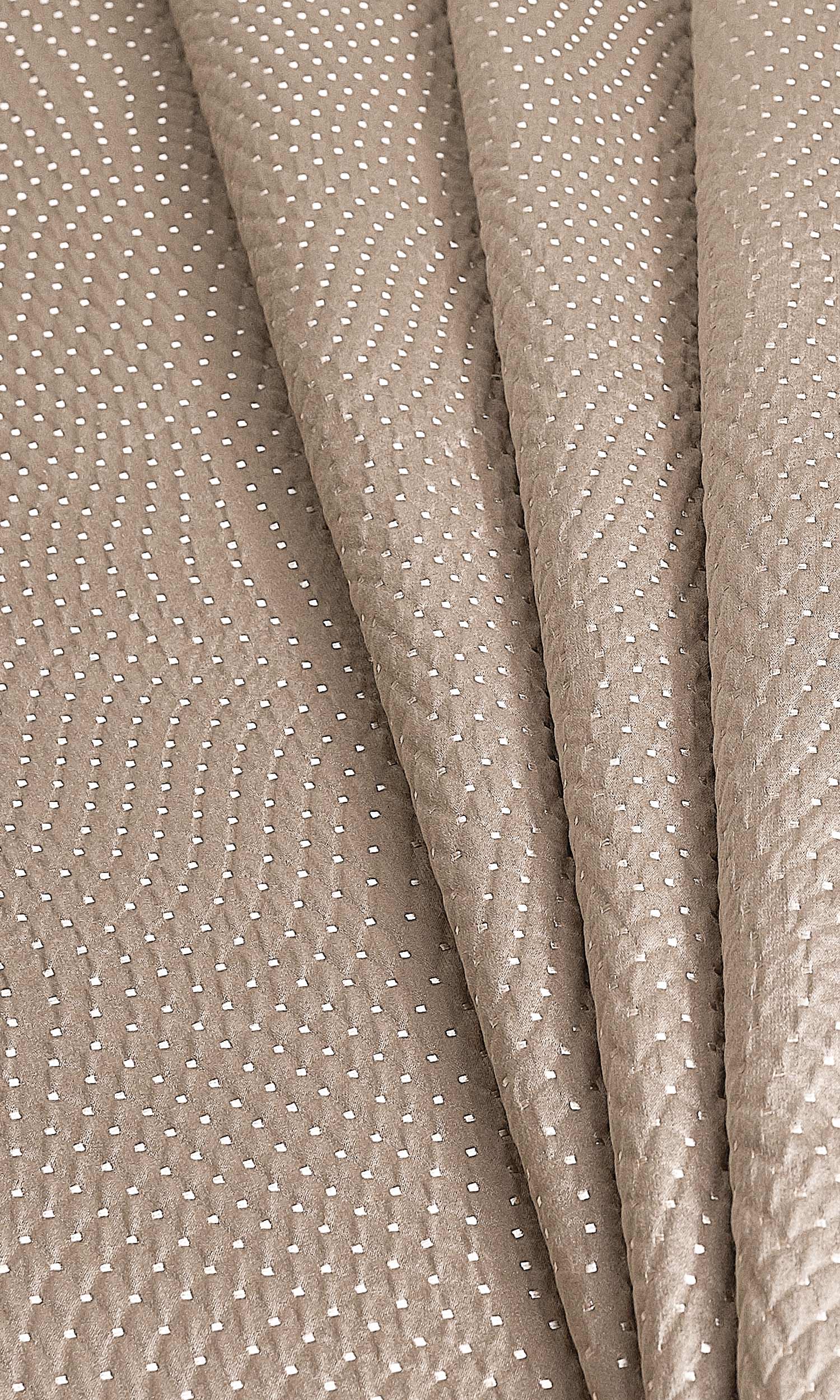 Silk-Blend Home Décor Fabric Sample (Caramel Brown)