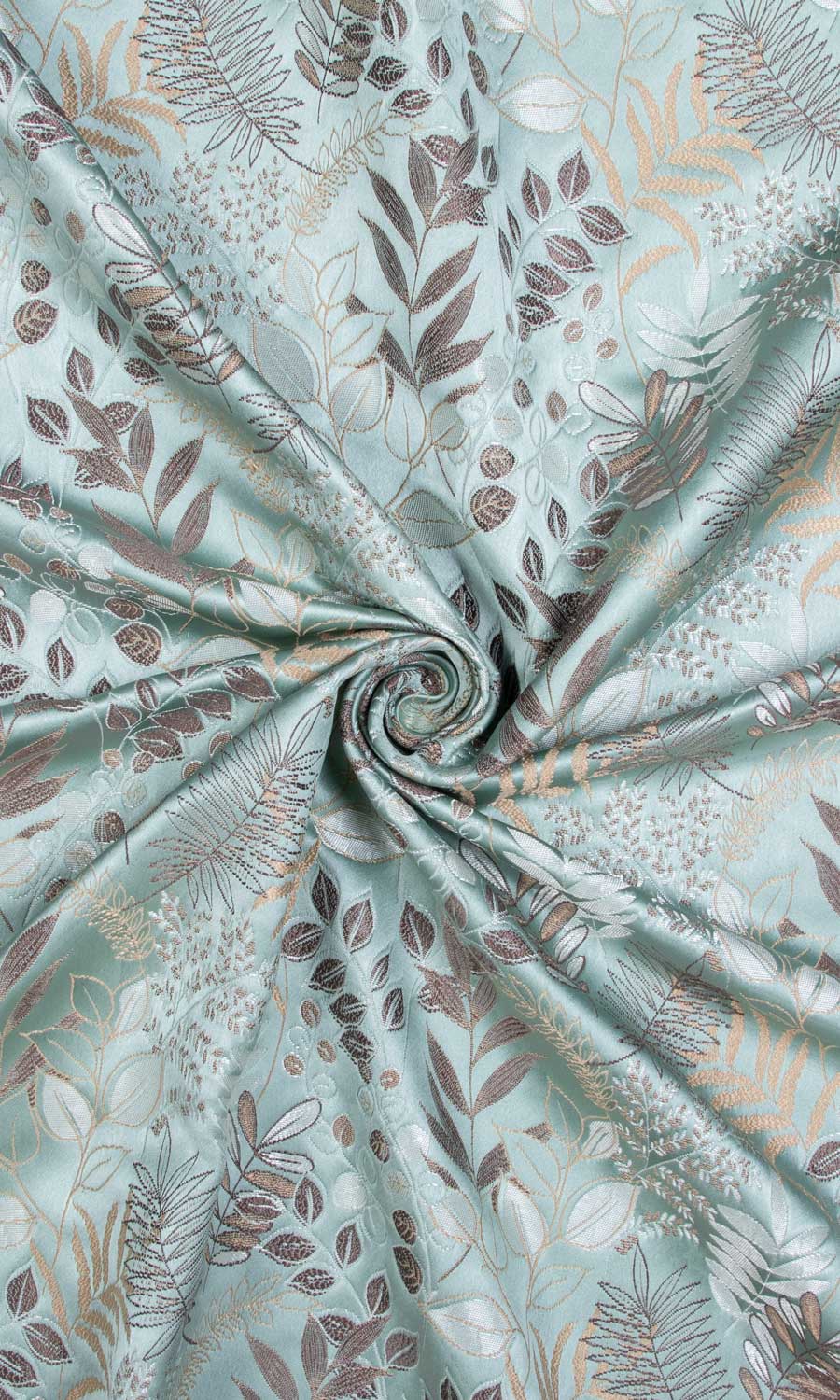 Botanical Free Fabric Material Sample (Light Blue)