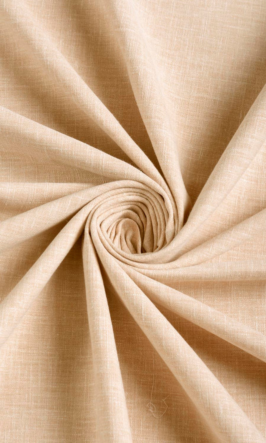 Poly-Cotton Blend Home Décor Fabric By the Yard (Peach Pink)