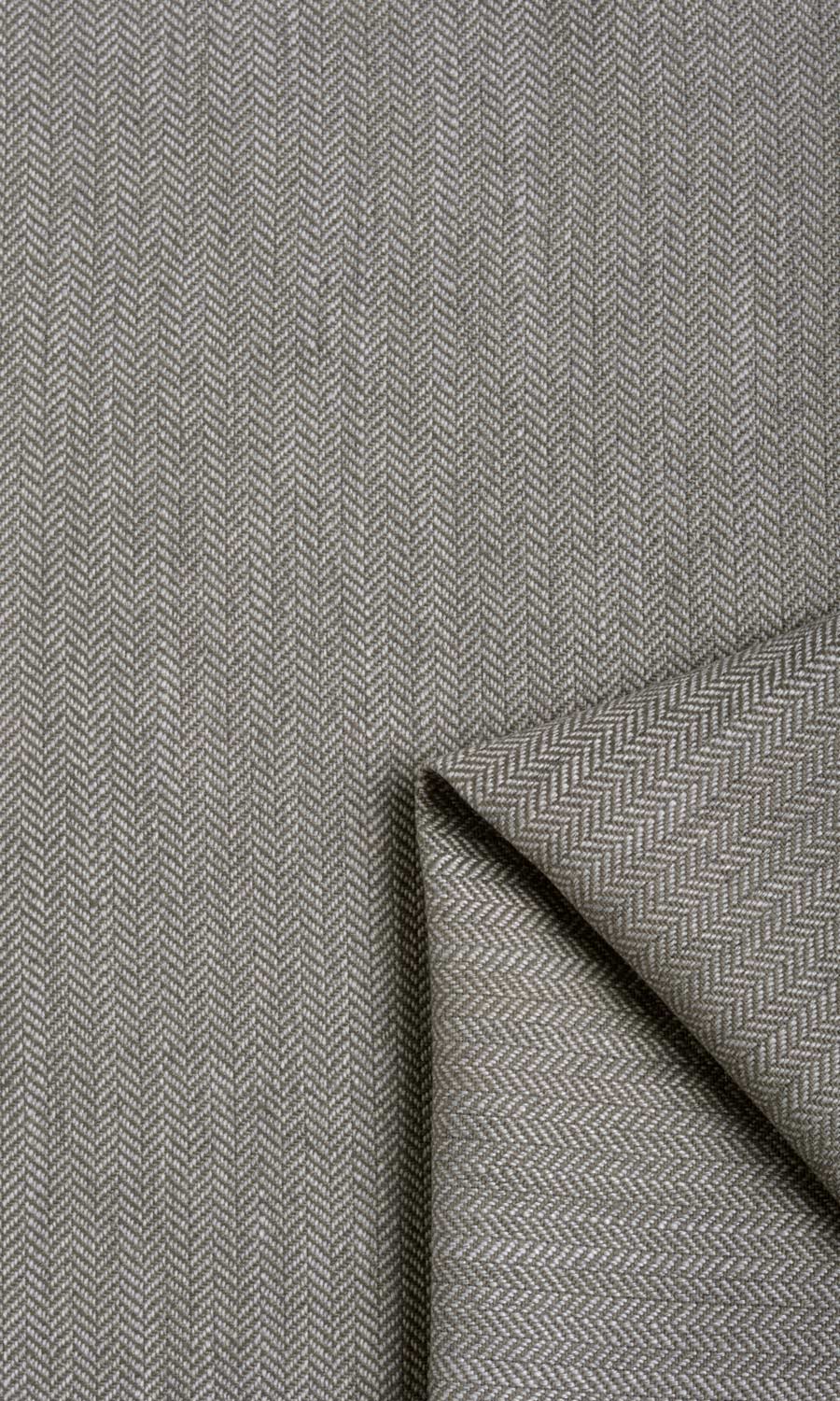 Herringbone Textured Free Fabric Material Sample (Deep Gray)