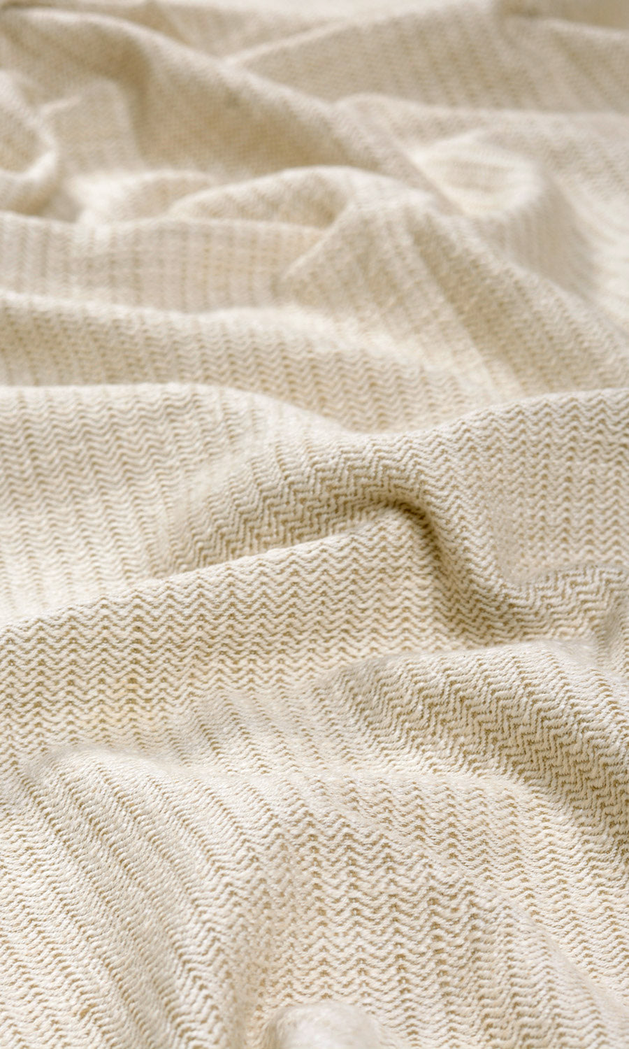Textured Fabric Sample for Roman Blinds & Shades (Sepia Beige/ Off White)