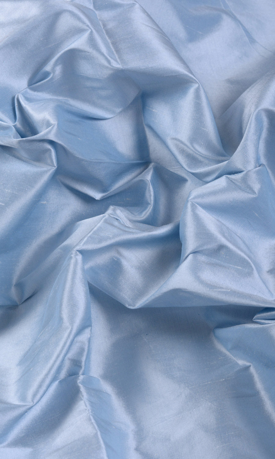 Shantung Silk Window Treatments Fabric By the Yard (Steel Blue)