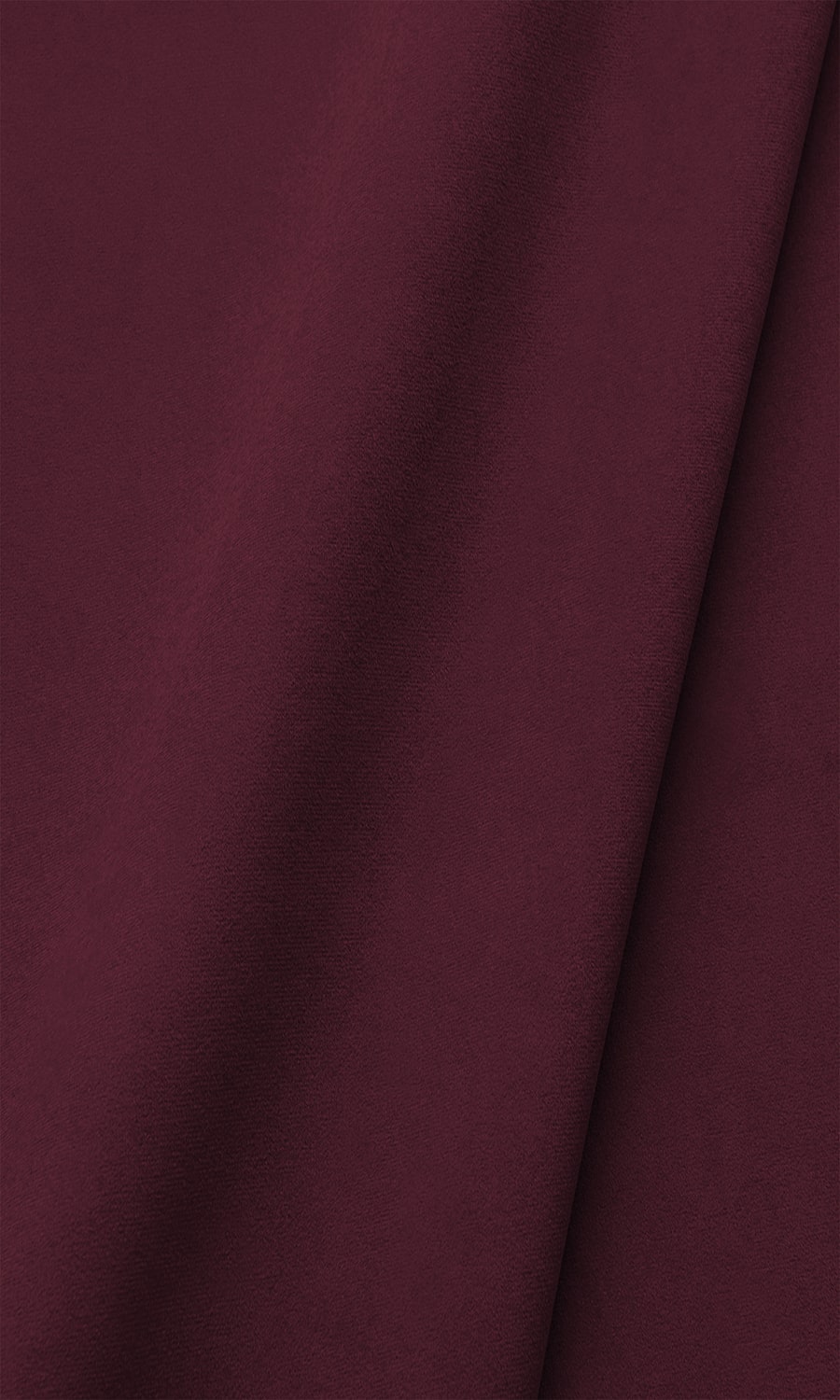 Velvet Window Treatments Fabric By the Yard (Burgundy Red)