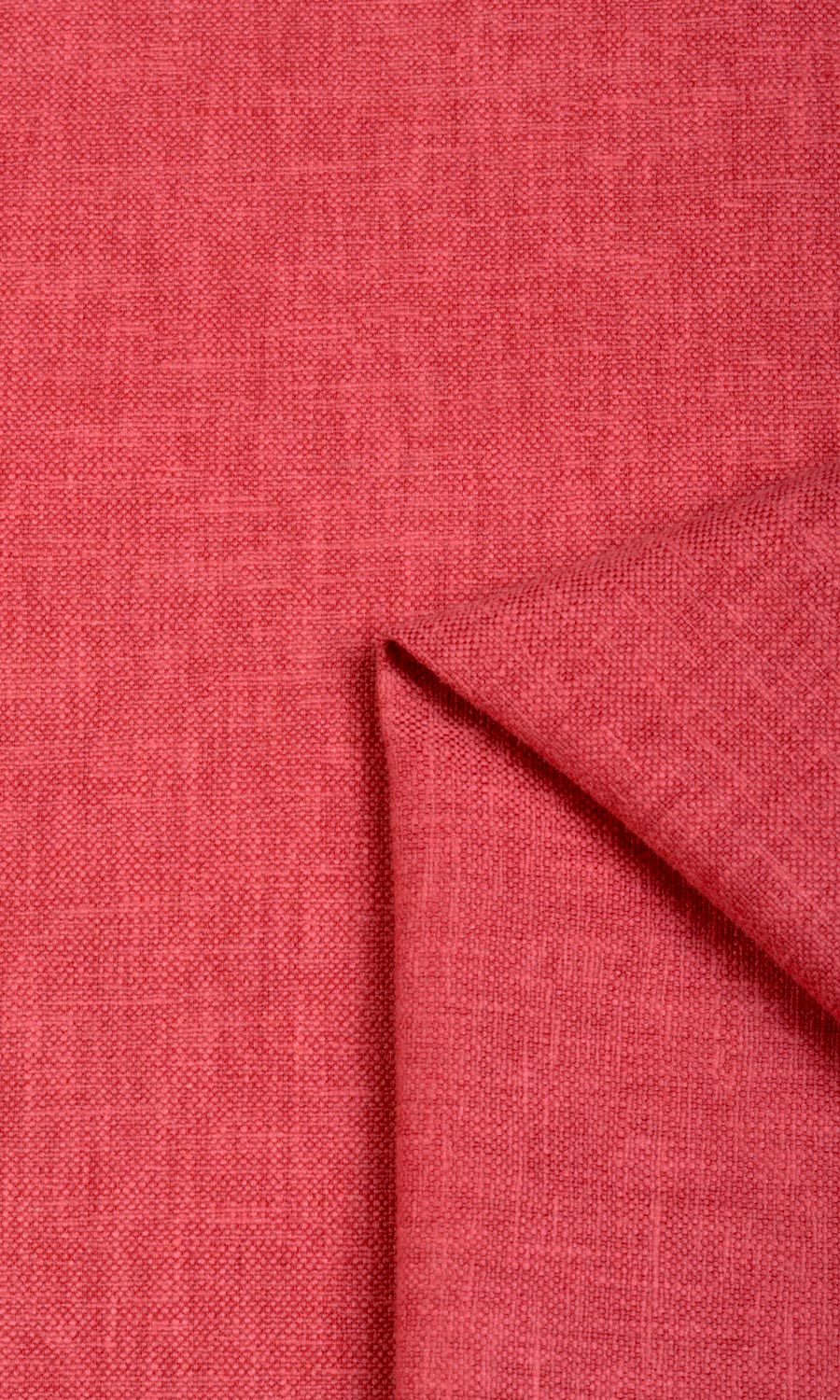 Linen-Blend Fabric Material By the Yard (Red)