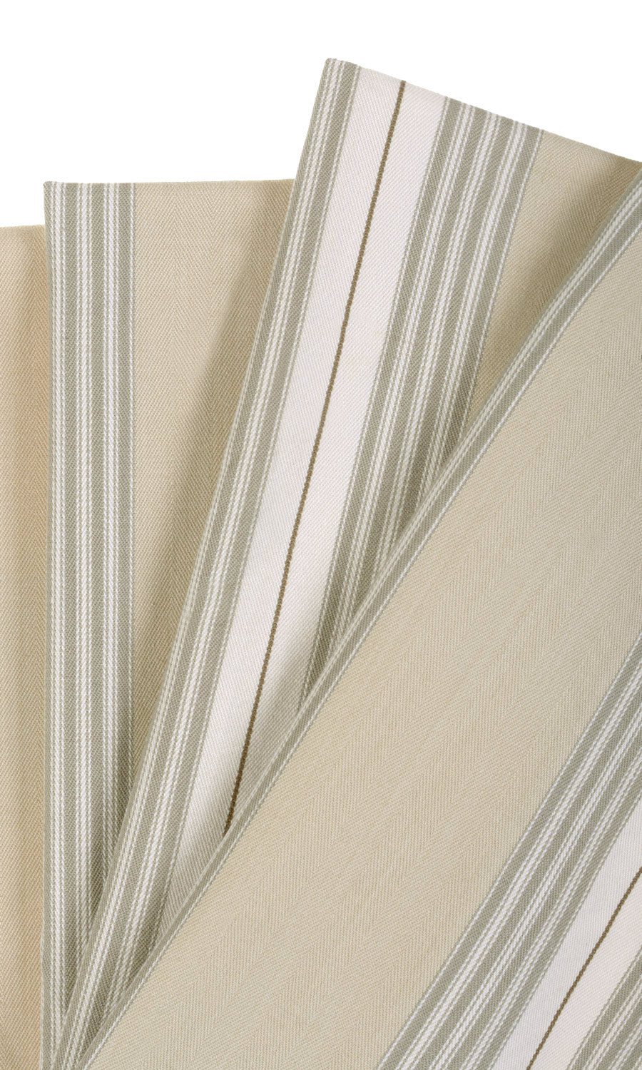 Cotton Fabric Sample for Roman Blinds & Shades (Beige/ White)