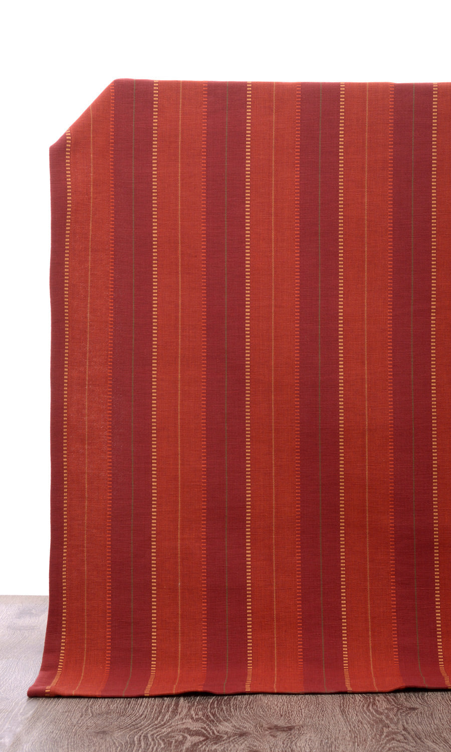 Cotton Window Treatments Fabric By the Yard (Red)