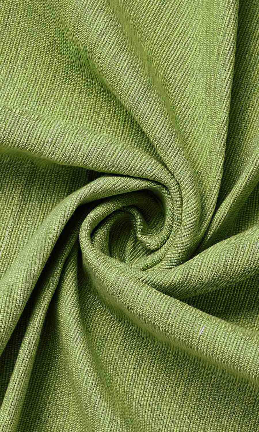 Cotton Window Treatments Fabric By the Yard (Green Cotton)