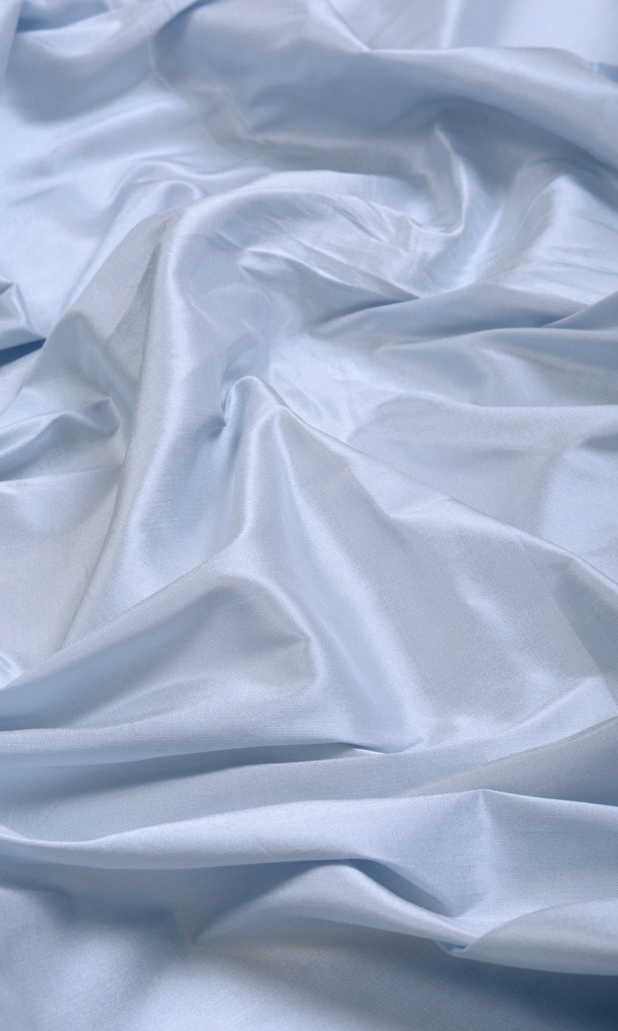Shantung Silk Home Textile Fabric Material By the Yard (Ice Blue)