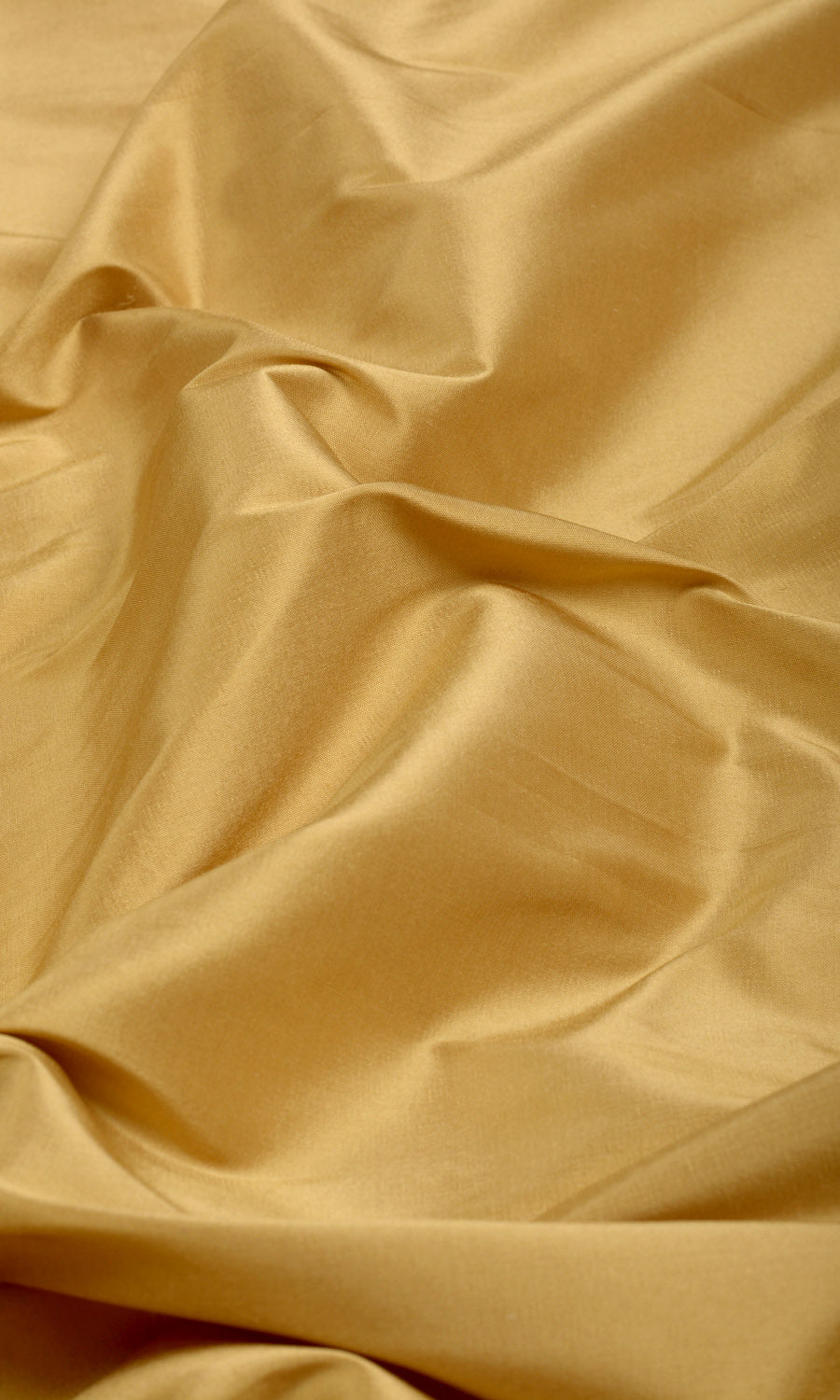 Shantung Silk Fabric Material By the Yard (Ochre/ Burnt Yellow)