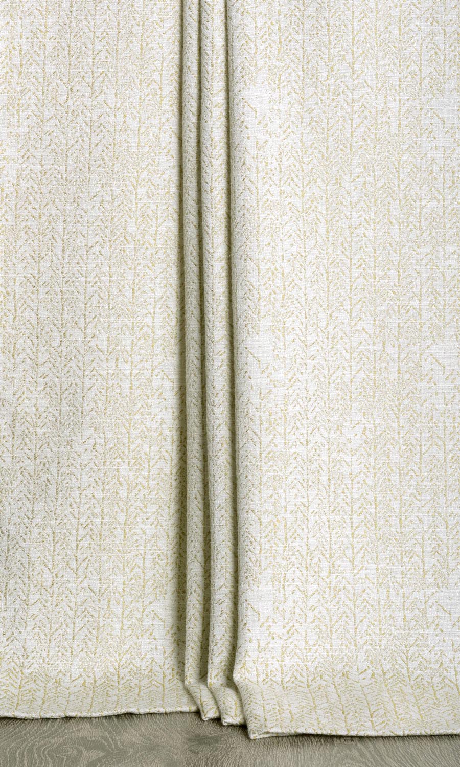Herringbone Poly-Cotton Home Décor Fabric Sample (Pale Green)