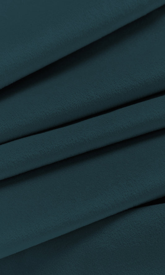 Velvet Home Décor Fabric Sample (Deep Blue)