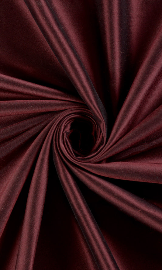 Shantung Silk Roman Blinds (Wine Red/ Maroon)