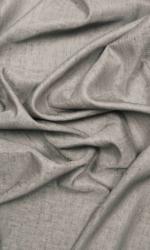 Silk Blend Window Treatments Fabric By the Yard (Taupe Grey)