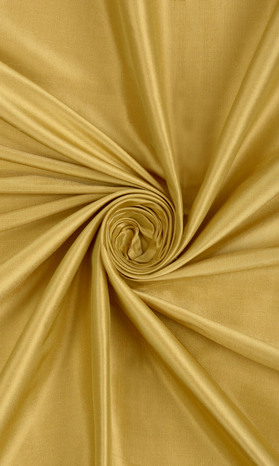 Shantung Silk Home Décor Fabric By the Yard (Ochre/ Mustard Yellow)
