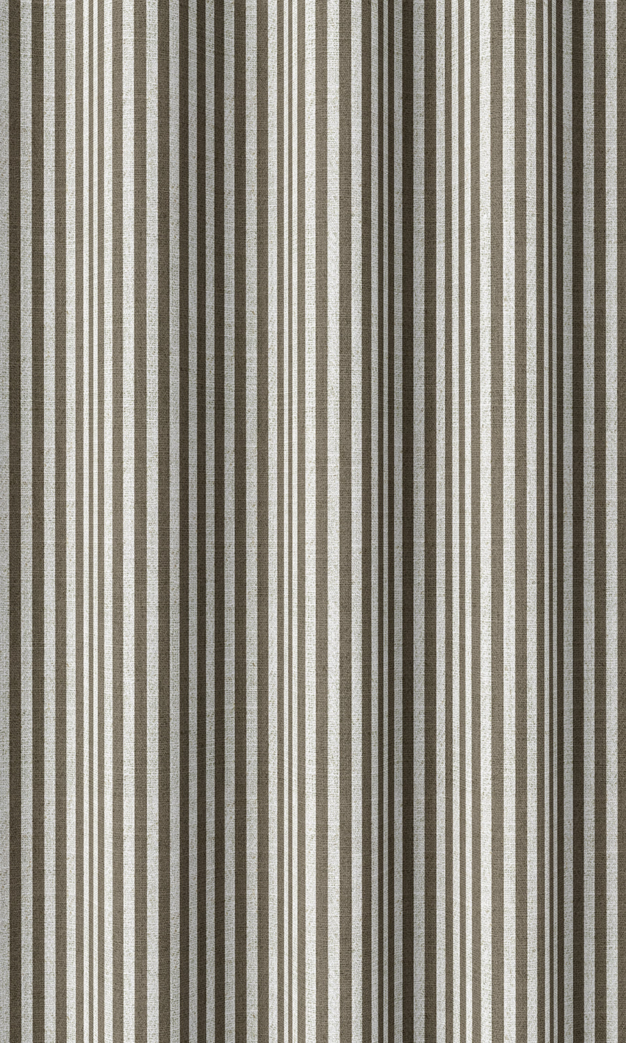 Striped Print Home Décor Fabric By the Yard (Brown/ White)